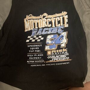 SHEIN Black Graphic Tank Top